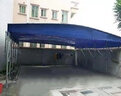 什嘉航 【送貨上門】網(wǎng)紅雨棚大排檔活動帳篷戶外移動倉庫棚推拉伸縮 寬3米*伸長4米*高2.5米 頂布架子 曬單實拍圖