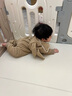 哈尼天空新生嬰兒早春外出服連體衣寶寶春秋外出超萌衣服毛絨爬服 卡其 80cm 曬單實(shí)拍圖