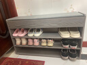 卓禾家用門(mén)口鞋架可坐入戶(hù)鞋柜坐凳一體玄關(guān)儲物凳子進(jìn)門(mén)穿鞋凳 【主圖福利款】80cm莫蘭迪灰色 曬單實(shí)拍圖