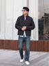 TOMMY HILFIGER【輕通勤】25春夏男裝防風(fēng)防潑水休閑運(yùn)動(dòng)立領(lǐng)夾克外套39198 黑色BDS M （推薦：135-150斤） 曬單實(shí)拍圖
