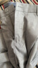 杉杉【凉感天丝亚麻】商务休闲裤男士夏季抗皱直筒中腰纽扣男裤长裤子 晒单实拍图