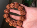 尼泊爾大金剛菩提籽紅皮滿(mǎn)肉手串6六7七8八9九瓣高密原籽手鏈原籽散珠單顆爆肉蜂窩雙龍紋沉水佛珠 7瓣18-19mm單顆 曬單實(shí)拍圖