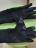 魔轮（Move iron）冬季手套麂皮绒男女保暖触屏户外骑行跑步开车防风加绒手套 黑色 实拍图