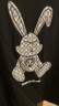 GXG男裝 多色圓領(lǐng)短袖T恤兔子老花圖案 夏季新款 黑色 XL 曬單實(shí)拍圖