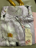 杭城印象新品100%桑蠶絲睡裙女士夏季真絲睡衣女短袖大碼薄款絲綢家居服女 水墨玉蘭花 均碼 （90-168斤） 曬單實(shí)拍圖