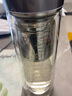 膳魔師（THERMOS）雙層玻璃杯茶杯耐熱水杯男女士過濾網(wǎng)泡茶杯TCGA/GB/GDGE-400ml TCGE-400 灰色GY 400ml 曬單實拍圖