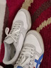 Onitsuka Tiger鬼塚虎男女鞋舒適厚底休閑鞋ULTIMATE 81 EX 復古跑鞋 1183B510 白色/藍色 42.5 曬單實(shí)拍圖