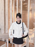 CTOX撞色設(shè)計(jì)小香風(fēng)棒球服外套女秋冬2025新款設(shè)計(jì)感小個(gè)子夾克學(xué)院風(fēng) 米白色 M (建議115斤以內(nèi)) 曬單實(shí)拍圖
