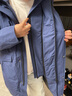 金林德伯格（J.Lindeberg）商場(chǎng)同款秋季新款潮流休閑鵝絨派克大衣長(cháng)款羽絨服男524312006 N3Z藻海藍 L 曬單實(shí)拍圖