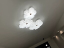 梵季（Fanji）花朵客廳燈吸頂燈奶油風(fēng)花瓣主臥室燈溫馨兒童房餐廳燈具現(xiàn)代簡約 客廳3朵110*70CM+無極調(diào)光 無規(guī)格 曬單實拍圖