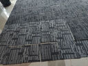 柏能辦公室地毯拼接方塊地毯酒店寫字樓隔音地毯大面積50x50cm8片深灰 曬單實(shí)拍圖