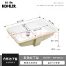 科勒（KOHLER）台盆方形台下面盆拉蒂纳浴室卫生间洗手盆洗脸盆 K-2214T（18寸） 实拍图