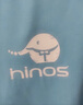 小藍象（hinos）兒童睡衣排汗速干春秋冬季男女童居家服空調(diào)服秋衣秋褲保暖內(nèi)衣 藍色  基礎排汗長袖長褲 110 曬單實拍圖