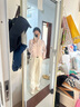 Teenie Weenie【趙露思同款】小熊針織開(kāi)衫女秋冬卷邊綿開(kāi)衫外套 淺粉色 S (160) 曬單實(shí)拍圖