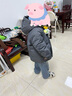 齊齊熊（ciciibear）[極寒]男童羽絨服兒童冬裝加厚保暖寶寶三防工裝戶外羽絨外套 黃昏灰 100 【充絨量84g身高97-105】 曬單實(shí)拍圖