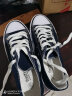 法拉步2024春季韩版透气男士休闲板鞋学生潮流运动鞋帆布鞋流行男鞋子 蓝色（H01） 40 实拍图