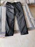 洛美華柔羊毛褲子男皮毛一體棉服騎車(chē)擋風(fēng)老年棉褲休閑皮褲女冬季加厚保暖 羊羔毛內膽 腰圍2尺7 曬單實(shí)拍圖