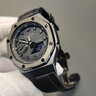 時(shí)仕 適用G-SHOCK卡西歐手表GA2100AP農家橡樹(shù)改裝配件黑武士表帶表殼 三代【銀圈黑色膠帶套裝】 2100mm 曬單實(shí)拍圖
