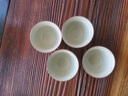 古德窯汝窯米黃六只裝家用功夫茶杯陶瓷喝茶盞小杯子陶瓷單杯茶具品茗杯 米黃《六杯裝》汝窯茶杯 曬單實(shí)拍圖