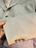 太平鳥(niǎo)【商場(chǎng)同款】女裝2024年秋季新款截短收腰西裝A1BAE3231 卡其 L 曬單實(shí)拍圖
