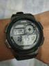 卡西歐(CASIO)手表男士橡膠帶簡約學生運動電子手表 MW-240-4BV 曬單實拍圖