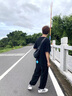 GENIOLAMODE休閑褲男潮流潮牌簡(jiǎn)約時(shí)尚寬松緊腰帶男生運動(dòng)束腳長(cháng)褲 曬單實(shí)拍圖