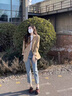 EPET外套女2025新款春秋款韓版百搭學(xué)院風(fēng)感氣質(zhì)寬松西服小個子西裝外 卡其色 M 95-105斤 曬單實拍圖
