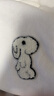 bebedog兒童浴袍 純棉吸水毛巾料浴衣 男女童游泳連帽睡袍秋冬季加厚睡衣 小狗白色女 L【適合身高140-155CM】 曬單實(shí)拍圖