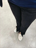 啄木鳥（TUCANO）黑色喇叭褲女2025新款春秋高腰顯瘦垂感休閑職業(yè)西裝開叉微喇褲女 8327-[ 扭扣腰]開叉長(zhǎng)褲 M （建議98-110斤） 曬單實(shí)拍圖