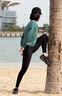 HOTSUIT后秀運(yùn)動(dòng)褲女收腰顯瘦瑜伽褲健身涼感緊身leggings長(zhǎng)褲 曬單實(shí)拍圖