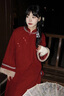 南風(fēng)谷南風(fēng)谷【阿蘭若】改良紅色旗袍新款冬季敬酒服新中式連衣裙 赤紅色(旗袍) S 曬單實拍圖
