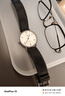 NOMOS【留言客服尺碼】格拉蘇蒂NOMOS表帶霍爾文科爾多瓦黑色馬皮原裝表配件表帶 **5827.M 黑-表耳20mm 曬單實拍圖