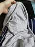 Q21兒童睡衣家居服男女童春季吸濕排汗親子空調服3A抑菌親膚柔軟不扎 淺花灰 120 兒童款 曬單實(shí)拍圖