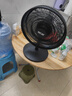 先科（SAST）臺式電風扇桌面扇家用風扇輕音節(jié)能渦輪對流換氣扇機械電扇可搖頭小風扇空調伴侶 黑色350mm加大網(wǎng)罩機械款加長線【無定時】 曬單實拍圖