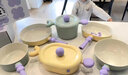 NEOFLAM韓國(guó)betterfinger馬卡龍鍋寶寶可愛輔食鍋多功能煎炒鍋不粘炒鍋 18cm深炒鍋 18cm 曬單實(shí)拍圖