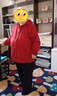俞兆林女裝外套2025年新款洋氣50-60-70歲媽媽裝春秋裝母親節衣服風(fēng)衣女 2118藏藍色（帽子格子款） 2XL 建議128到140斤 曬單實(shí)拍圖