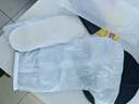 德力普（Delipow）防雨鞋套 男女加厚底防水防雪防滑高筒便攜式雨具雨靴套非一次性 加厚底雨鞋【白色】 M(適合37-38碼) 曬單實(shí)拍圖
