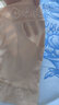 哆溫宓安全褲女夏季打底褲薄款莫代爾防走光蕾絲短褲無痕純棉襠保險褲 2條裝（黑色+膚色） L（80-110斤） 曬單實拍圖