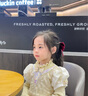 蓓然美女童春秋2024新款氣質(zhì)小女孩連衣裙兒童愛莎公主裙子女春秋毛衣裙 杏色 公主裙 100碼 曬單實拍圖