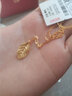百泰首飾（BATAR JEWELLERY）生日禮物黃金項(xiàng)鏈足金套鏈花漾年華鎖骨鏈一葉菩提葉子項(xiàng)鏈 單吊墜1.46g 曬單實(shí)拍圖