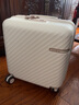 新秀麗（Samsonite）行李箱15英寸拉桿箱短途旅行箱包附贈箱套HJ1黑色登機密碼箱 曬單實(shí)拍圖