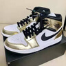 耐克（NIKE）Air Jordan 1  AJ1 小倫納德液態(tài)金運(yùn)動(dòng)鞋 中邦 板鞋 男鞋 女鞋 DC1420/DC1419-700 44 曬單實(shí)拍圖
