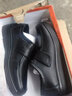 旺奈真皮媽媽單鞋女軟底老人鞋平跟深口大碼女鞋平底中年婦女鞋小碼中老年皮鞋女大號厚底防滑 黑色 36 曬單實(shí)拍圖