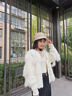 藍(lán)詩夢戴（lanshimengdai）帽子女秋冬羊毛女帽韓版休閑毛呢氈帽百搭時尚洋氣顯臉小貝雷帽 咖啡色 曬單實(shí)拍圖