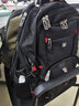 瑞士軍刀（SWISSGEAR）雙肩包男大容量60升70升商務(wù)出差旅行旅游包戶(hù)外背包潮牌 黑色加大號(20寸) 曬單實(shí)拍圖