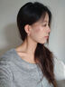 KASIYU復(fù)古氣質(zhì)小眾設(shè)計大耳環(huán)女法式輕奢高級感新款潮耳飾耳釘 奶咖色 曬單實拍圖