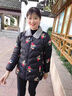 啄木鳥(niǎo)（TUCANO）中年媽媽冬裝羽絨棉服外套短款小棉衣2024新款中老年人秋冬棉襖女 黑色 2XL (推薦106-120斤左右) 曬單實(shí)拍圖