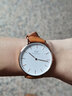 丹尼爾惠靈頓（DanielWellington）DW手表男 學(xué)生簡(jiǎn)約石英腕表男士手表歐美表 生日禮物送男友 淺棕色皮帶36MM-DW111 曬單實(shí)拍圖