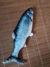 洛瑞夫電動(dòng)魚(yú)玩具貓玩具發(fā)光閃光自動(dòng)逗貓跳跳魚(yú)仿真魚(yú)貓咪玩具自嗨 電動(dòng)鯉魚(yú)-350毫安充電升級版 25-30cm左右（長(cháng)帶拉鏈） 曬單實(shí)拍圖