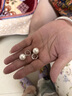 玖鳳祥老字號(hào)正品淡水珍珠耳環(huán)女爆款純銀耳扣耳墜簡(jiǎn)約氣質(zhì)年輕款耳飾品 專柜精品【足銀耳扣珍珠耳環(huán)】 曬單實(shí)拍圖